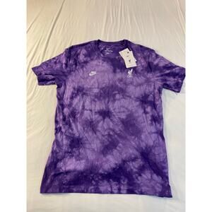 Title: Nike Liverpool FC Tee T-Shirt Men's L Tie Dye Purple Soccer FN2440-568